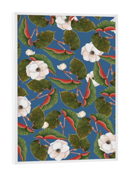 Poster mit weißem Rahmen "Saundarya" artboxONE - Natur,Floral