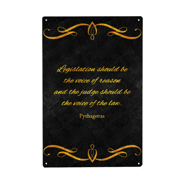 Holzbild "Gesetzgebung" artboxONE - Typografie