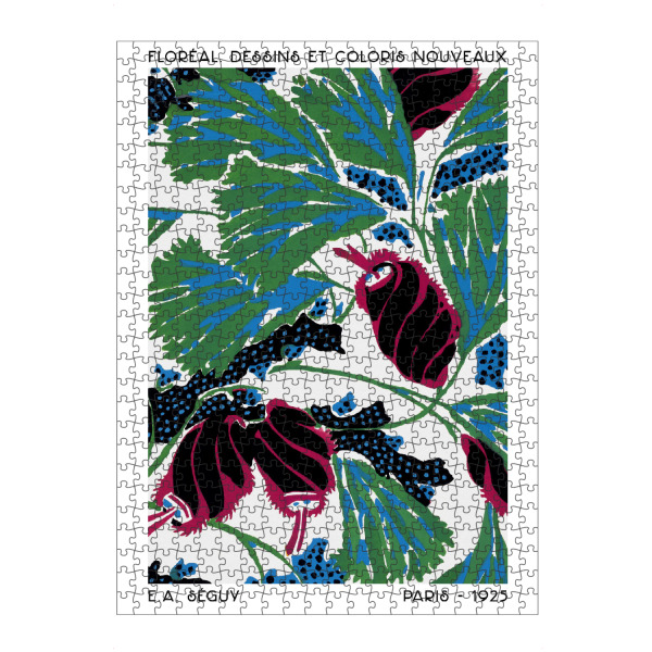 Puzzle Ravensburger "Art-Deco-Blumenmuster" artboxONE - Natur,Floral,Abstrakt
