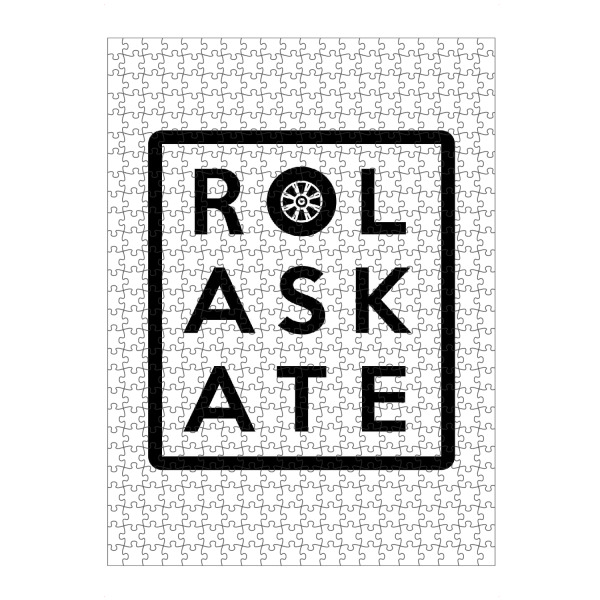 artboxONE Puzzle "RollerSkate-Buchstabenraster" artboxONE - Typografie