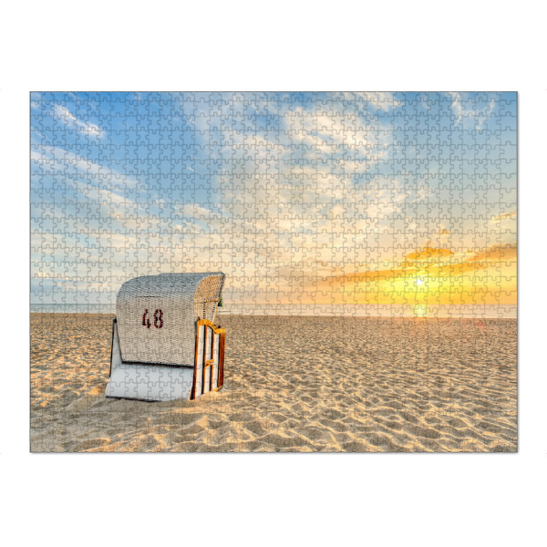 Puzzle Ravensburger "Ein Platz am Meer" artboxONE - Natur,Reise,Reise / Strand und Meer