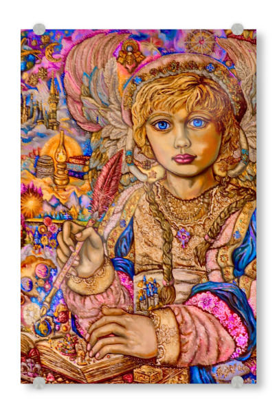 Acrylglasbild "Yumi Sugai.Erzengel Raziel" artboxONE - Menschen,Weihnachten - Engel,Gott,Fantasie,Religion