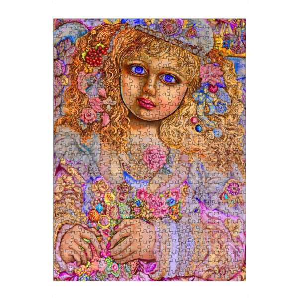 Puzzle Ravensburger "Weihnachtslichter Engel" artboxONE - Menschen,Weihnachten - Engel,Weihnachten,Lichter,Fantasie,Religion - Bild engel