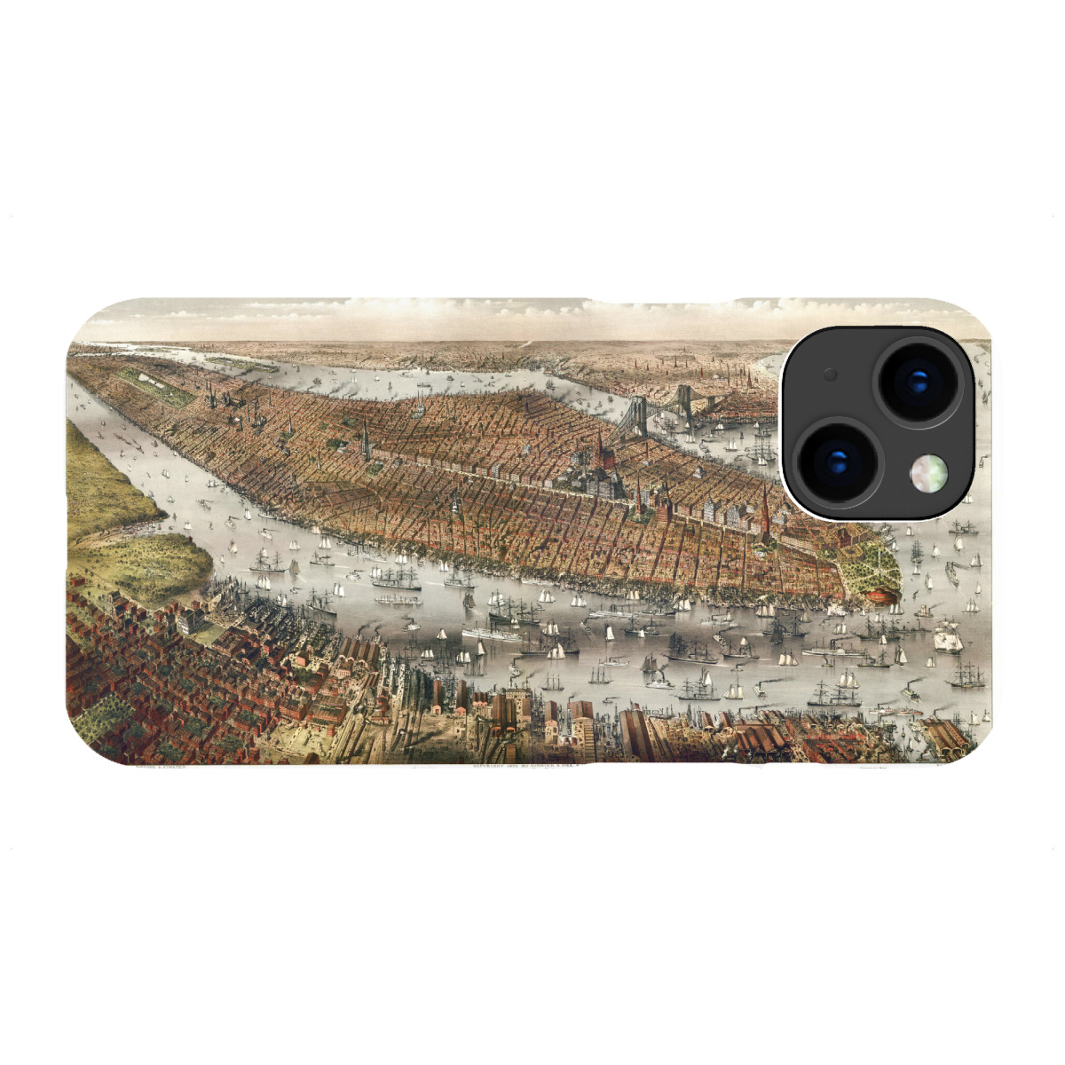 "Brooklyn-Bildkarte"für iPhone - Premium-Case Handyhülle artboxONE