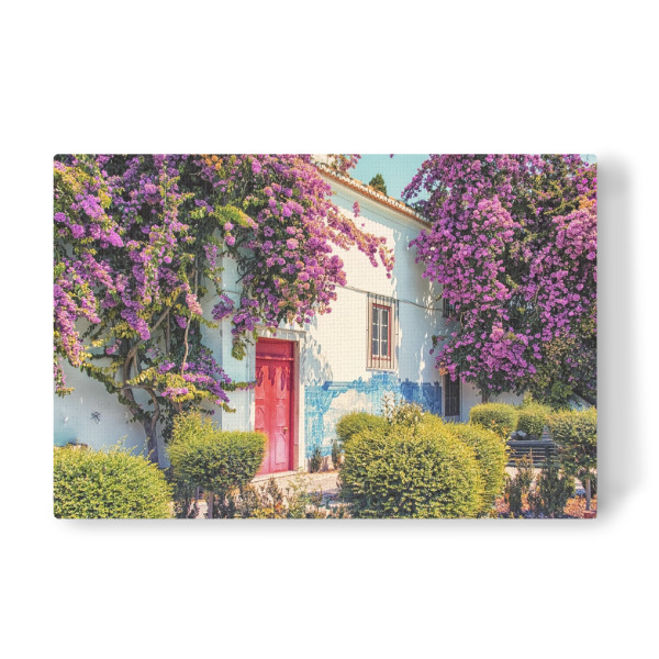 Leinwandbild "Bougainvillea in Lissabon" artboxONE - Städte,Reise,Architektur,Reise / Länder,Städte / Weitere