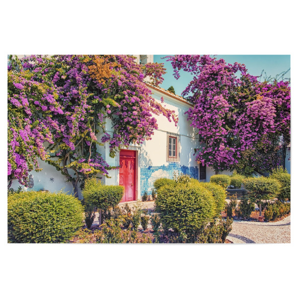 Poster 30x20 cm "Bougainvillea in Lissabon" artboxONE - Städte,Reise,Architektur,Reise / Länder,Städte / Weitere