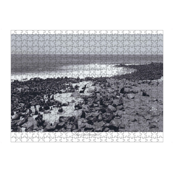 Puzzle Ravensburger "Eine Robbenkolonie in Namibia" artboxONE - Natur,Reise,Reise / Strand und Meer,Reise / Afrika