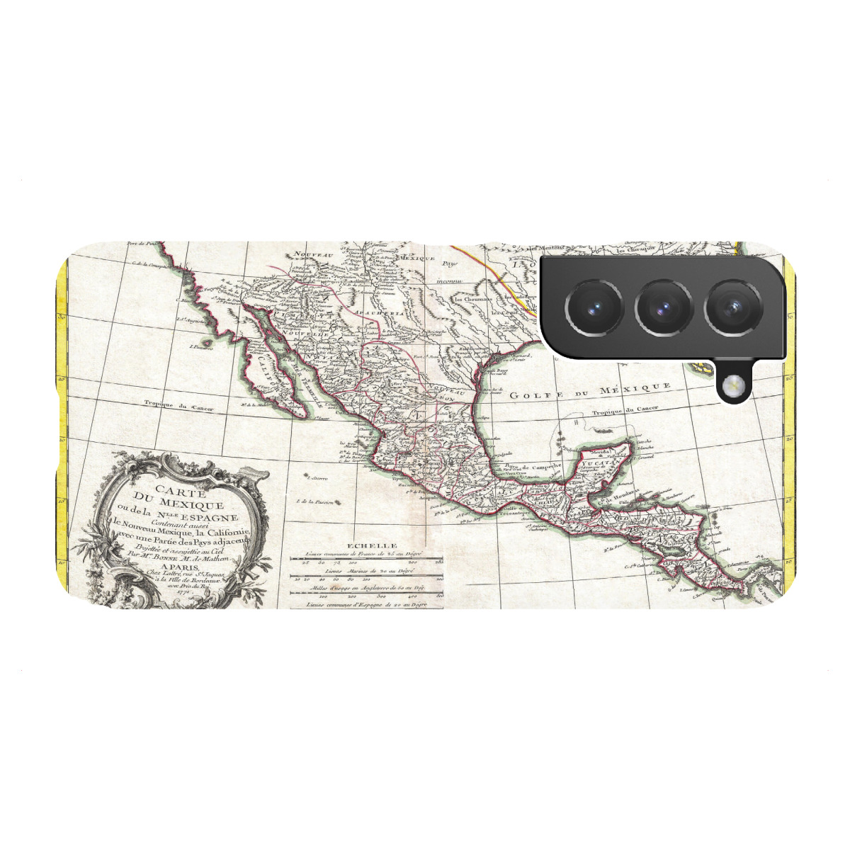 "Karte von Mexiko, Texas"für Samsung Galaxy - Premium-Case Handyhülle artboxONE