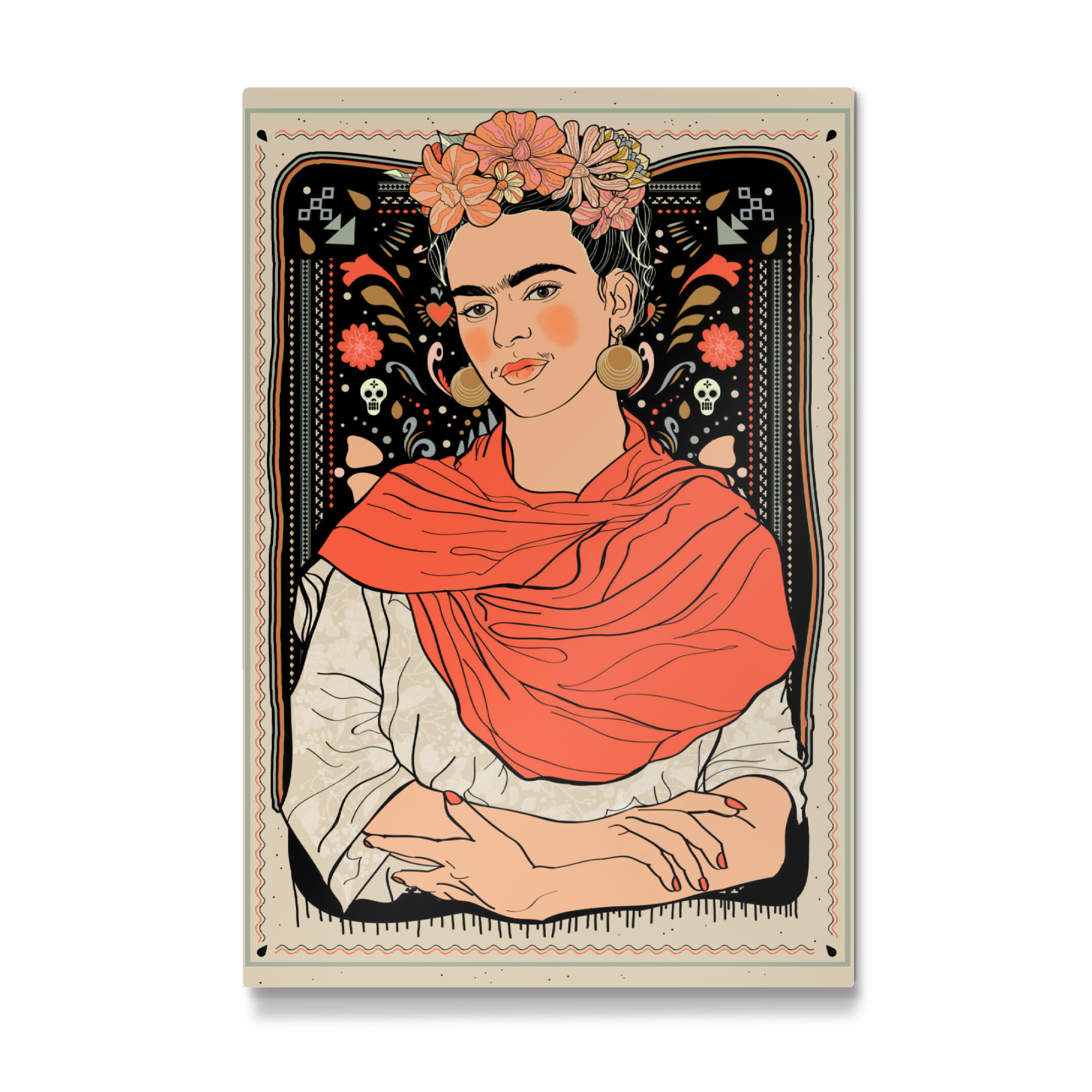 Galerie-Print "Frida Floral" 75x50 cm artboxONE