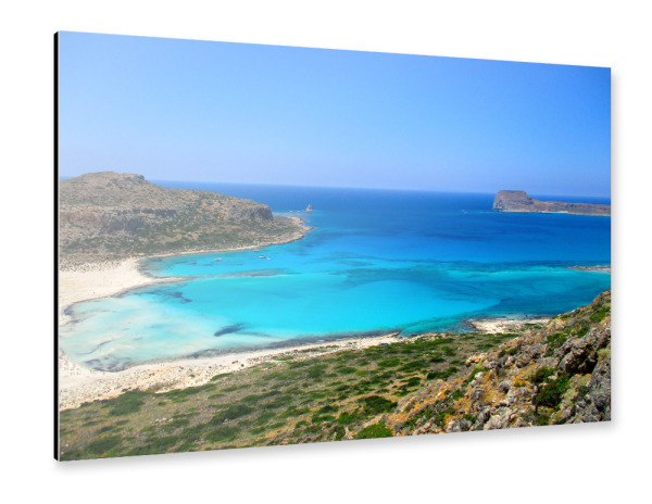 Alu-Dibond "Die Balosbucht auf Kreta" 30x20 cm artboxONE