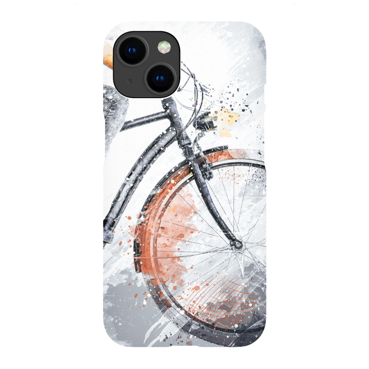 "Fahrrad Aquarellkunst"für iPhone - Premium-Case Handyhülle artboxONE