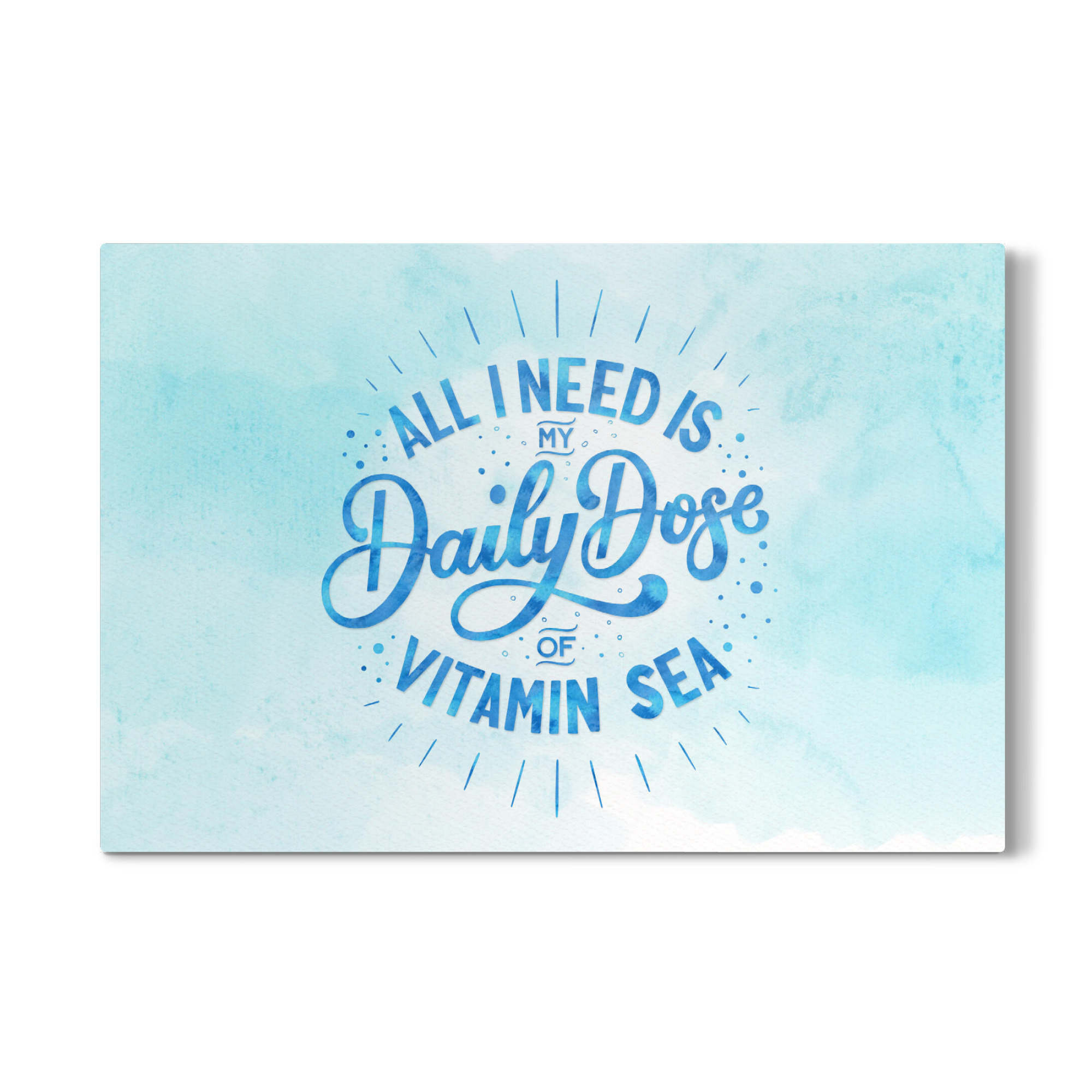 Galerie-Print "All I need: Vitamin Sea" 75x50 cm artboxONE