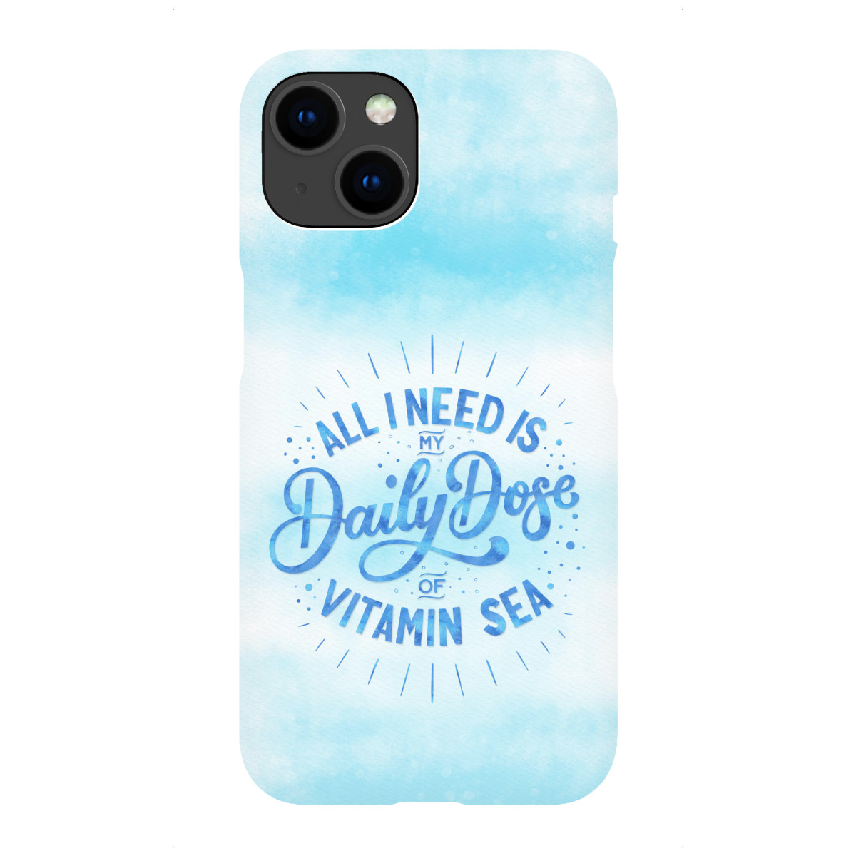 "All I need: Vitamin Sea"für iPhone - Premium-Case Handyhülle artboxONE