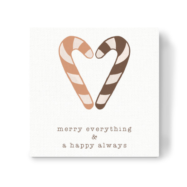 Leinwandbild "Weihnachts - Typo" artboxONE - Typografie,Essen & Trinken,Liebe,Weihnachten,Festivals
