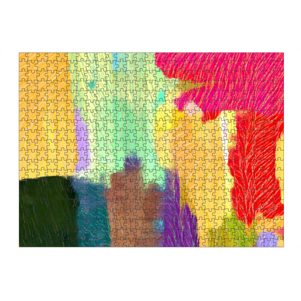 Puzzle Ravensburger "Der komplexe Vorfall" artboxONE - Abstrakt