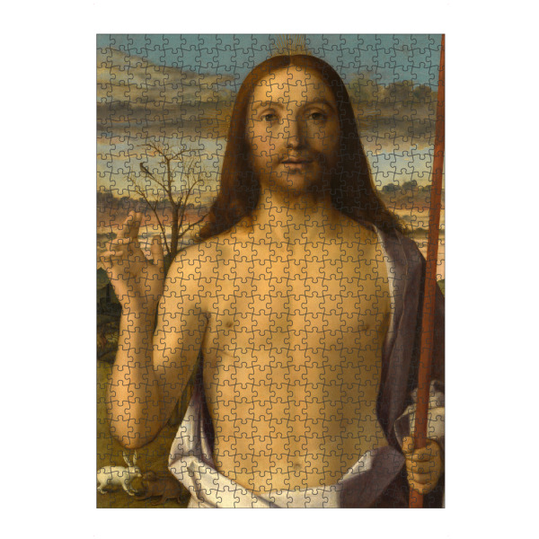Puzzle Ravensburger "Christus der Erlöser" artboxONE - Menschen,Männer - Giovanni bellini,Christus,Erlöser,Mensch,Religion,Kunst,Malerei,Gemälde