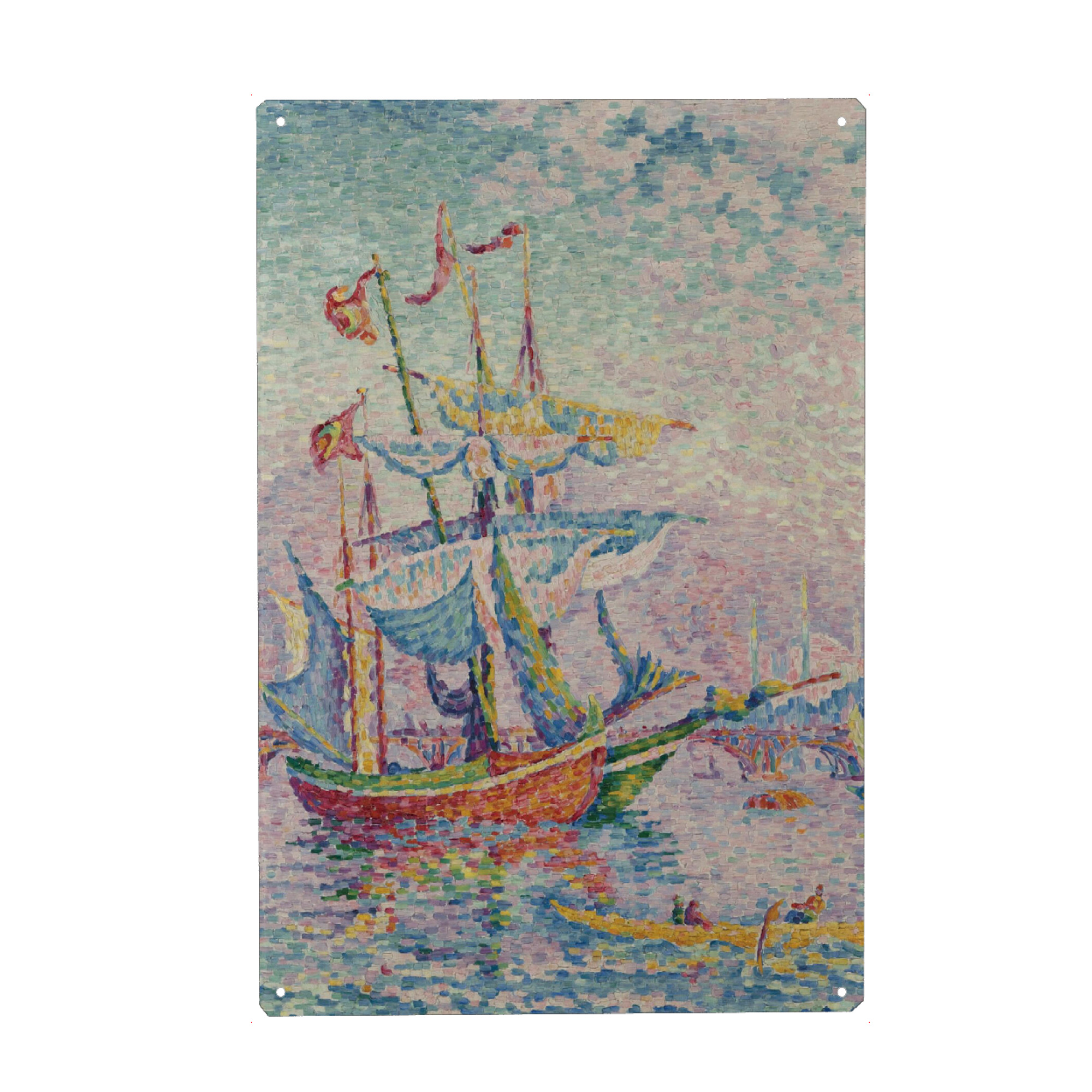 Holzbild "Goldenes Horn. Die Brücke" artboxONE - Reise,Architektur,Reise / Strand und Meer