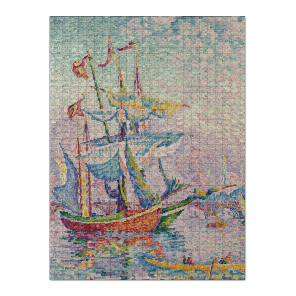 Puzzle Ravensburger "Goldenes Horn. Die Brücke" artboxONE - Reise,Architektur,Reise / Strand und Meer