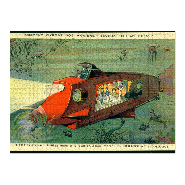 Puzzle Ravensburger "Zukunftsvision - U-Boot" artboxONE - Reise,Unterwasser