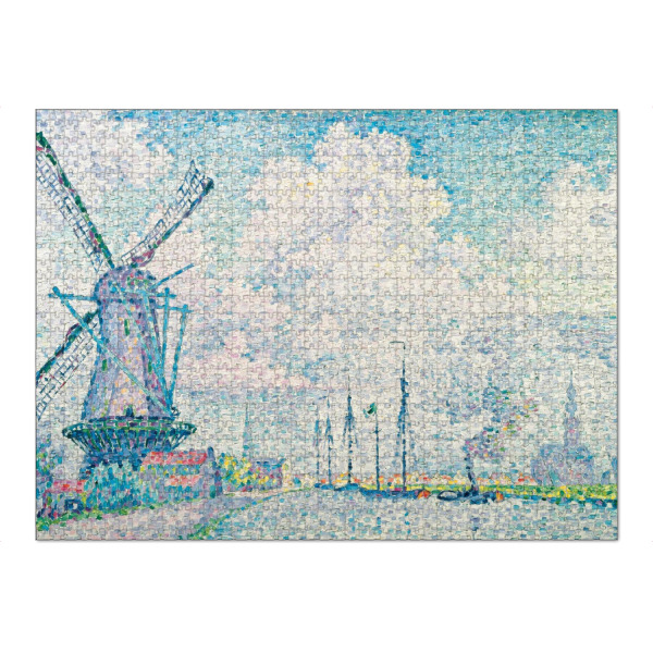 Puzzle Ravensburger "Kanal in Overschie" artboxONE - Natur,Architektur