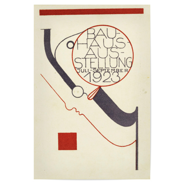 Poster 30x20 cm "Bauhaus-Ausstellung - Schlemmer" artboxONE - Abstrakt,Geometrie