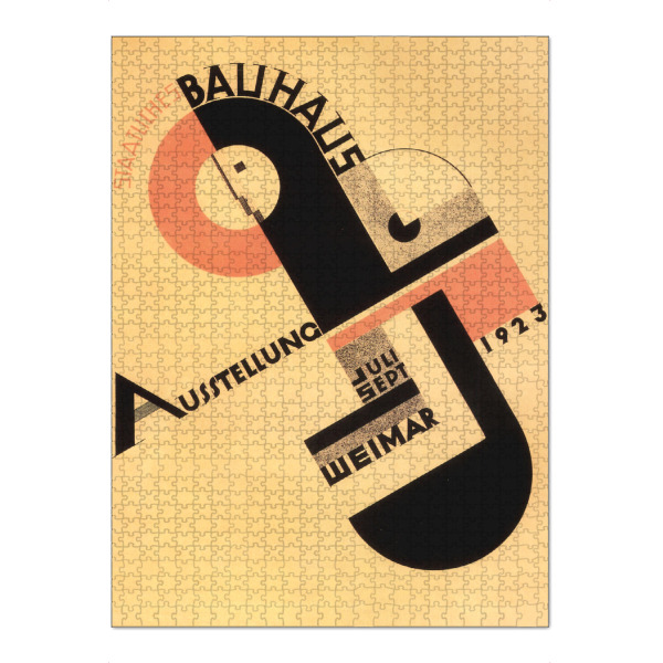 Puzzle Ravensburger "Bauhaus-Ausstellung - Schmidt" artboxONE - Abstrakt,Geometrie