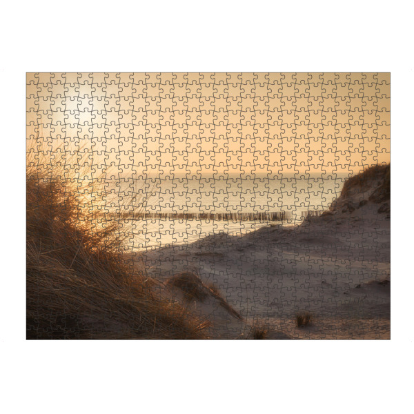 artboxONE Puzzle "Sonnenuntergang von Zeeland" artboxONE - Natur,Reise,Reise / Strand und Meer