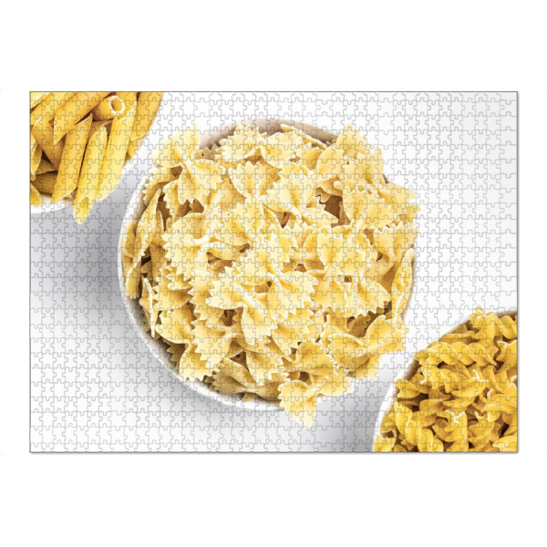 Puzzle Ravensburger "3 Mal Nudeln - Detail" artboxONE - Essen & Trinken