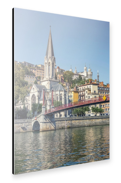 Alu-Dibond "Architektur in Lyon" 30x20 cm artboxONE