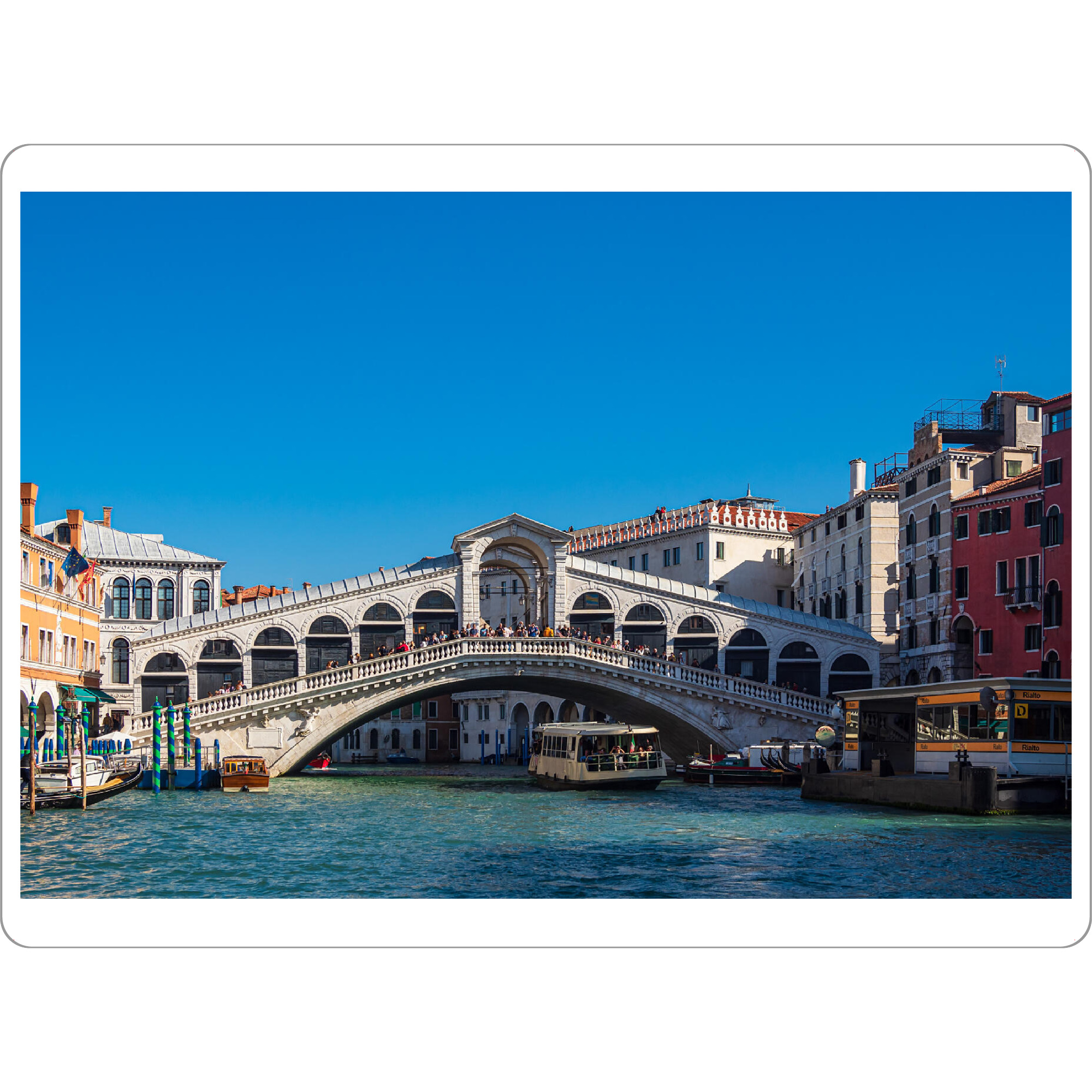 Tischset "Canal Grande und Rialto Brücke" artboxONE - Reise,Architektur,Städte / Venedig