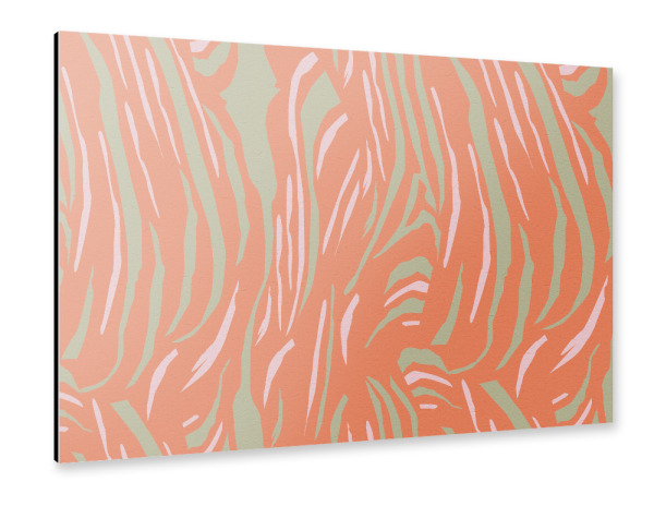 Alu-Dibond "Zebra Safari Style" 30x20 cm artboxONE