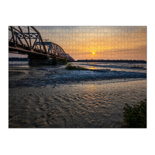 Puzzle Ravensburger "Landschaft am Alaska Highway" artboxONE - Natur,Reise / Länder
