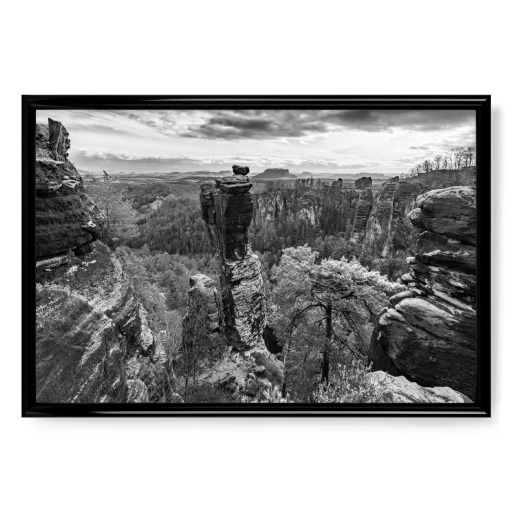 Rock world black and white