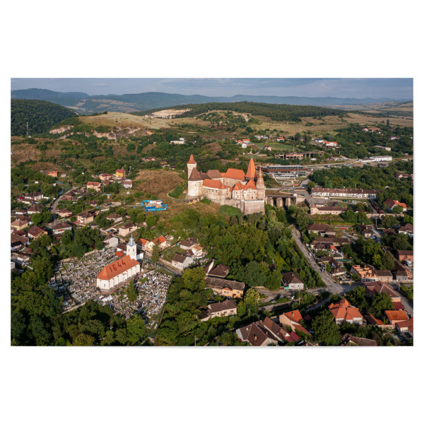 Poster 30x20 cm "Burg Hunedoara in Rumänien" artboxONE - Städte,Architektur