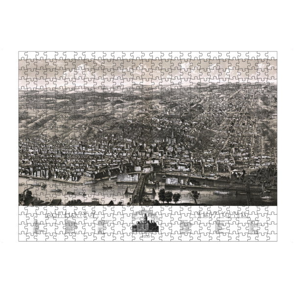 artboxONE Puzzle "Albany-New York-1879-Karte" artboxONE - Städte,Kartografie