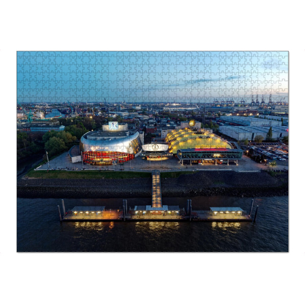 Puzzle Ravensburger "Stage-Theater im Hamburger Hafen" artboxONE - Städte,Architektur