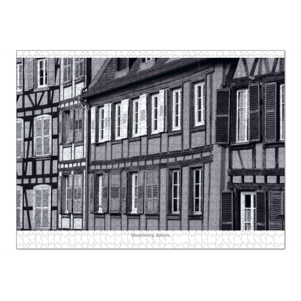 Puzzle Ravensburger "Straßburger Fachwerkfassaden" artboxONE - Städte,Reise,Architektur,Reise / Länder
