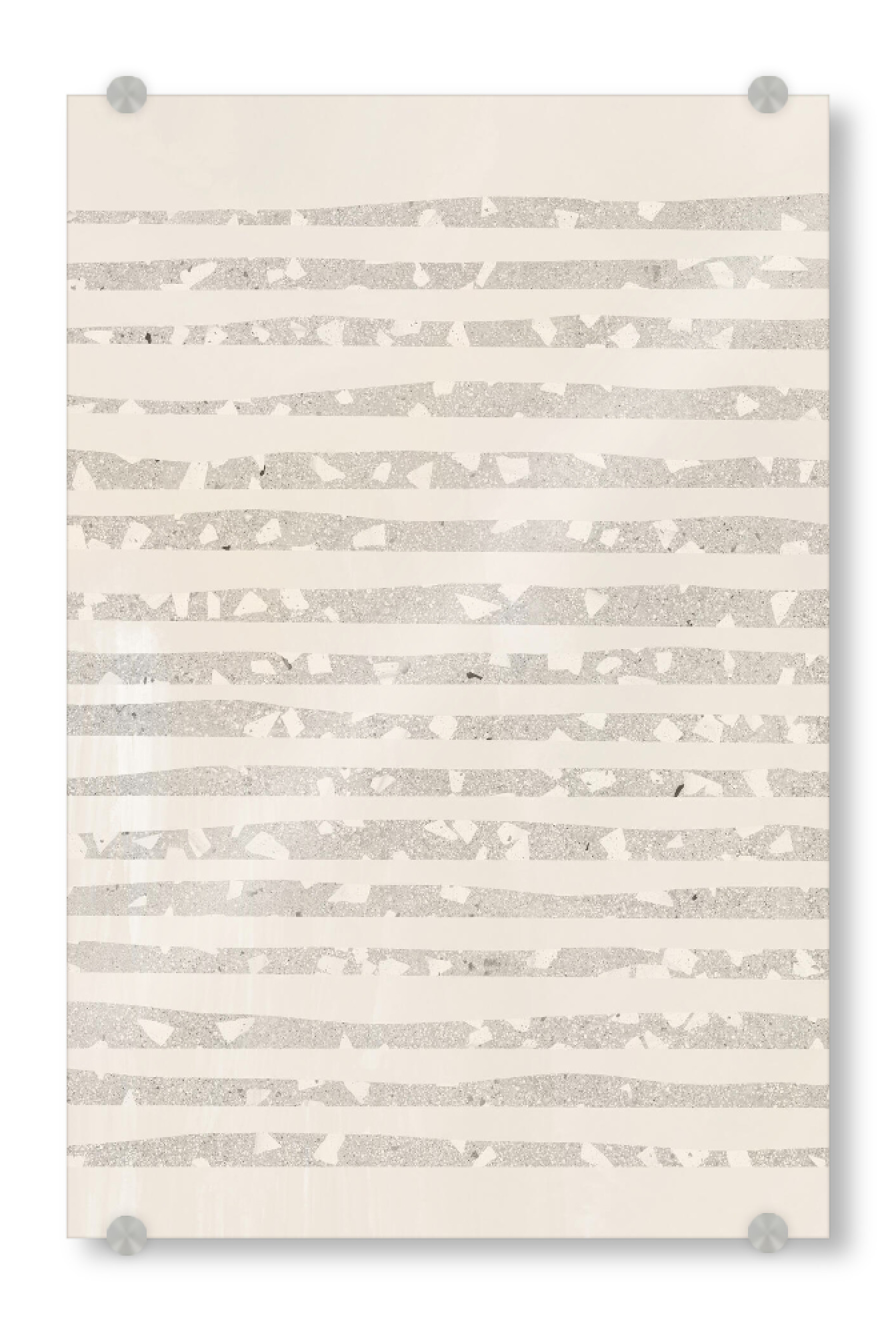 Acrylglasbild "Terrazzo Mood" artboxONE - Abstrakt - Terrazzo,Textur,Muster,Abstrakte kunst,Zeitgenössische kunst,Beige,Abstrakt