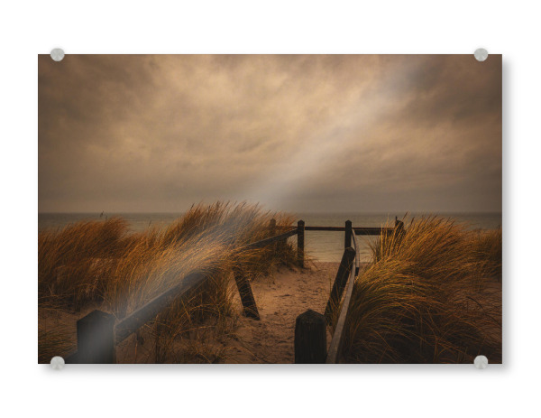 Acrylglasbild "Ostsee Meerblick bei Graal-Müritz" artboxONE - Natur,Reise,Reise / Strand und Meer