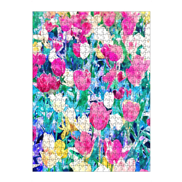 artboxONE Puzzle "Wiese in voller Blüte" artboxONE - Floral