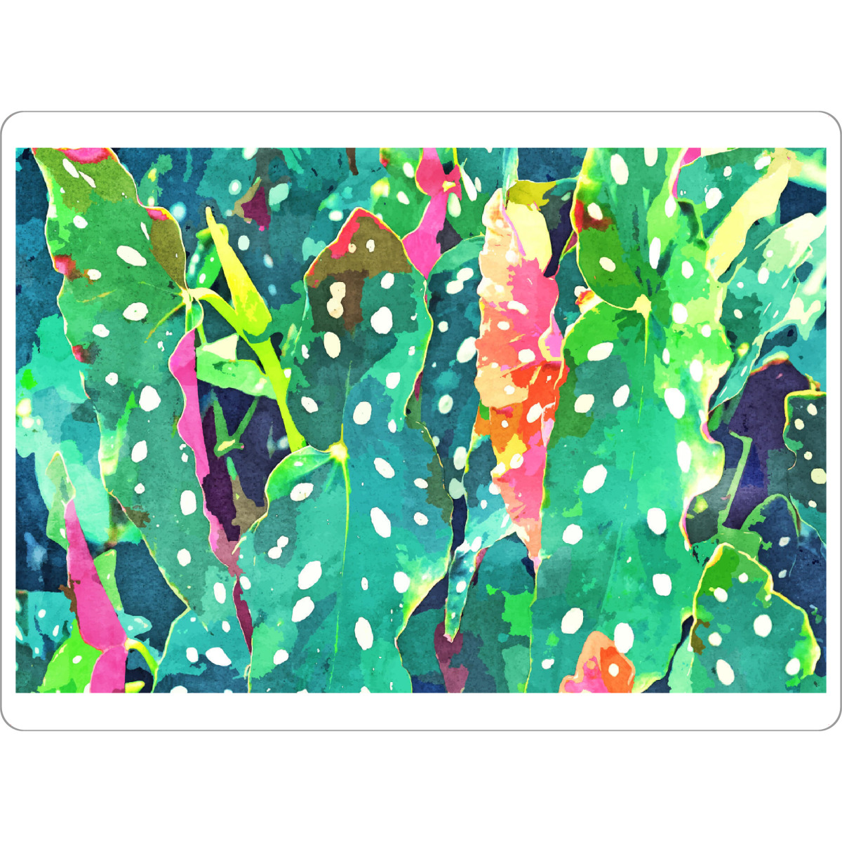 Tischset "Polka Dots Tropische Pflanze" artboxONE - Natur,Floral