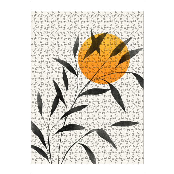 Puzzle Ravensburger "Cats & Dotz-Leaf and Sunset" artboxONE - Natur,Floral,Reise / Strand und Meer