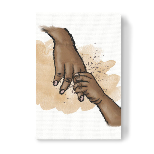 Leinwandbild "Hände halten" artboxONE - Für Kinder,Menschen,Liebe,Für Mama,Für Papa
