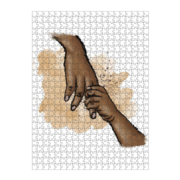 artboxONE Puzzle "Hände halten" artboxONE - Für Kinder,Menschen,Liebe,Für Mama,Für Papa