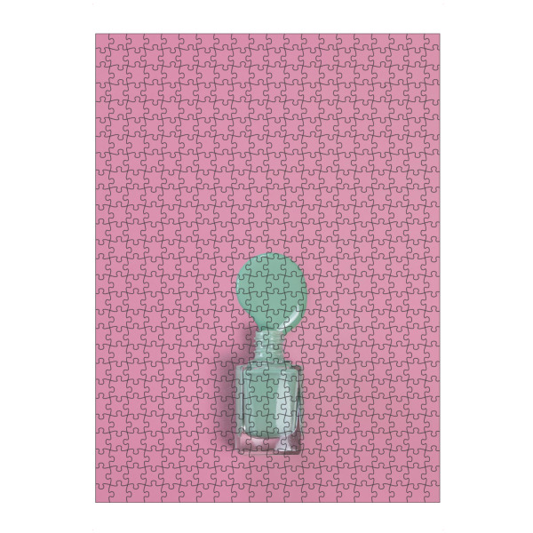 Puzzle Ravensburger "Nagellack rosa mint" artboxONE - Fashion