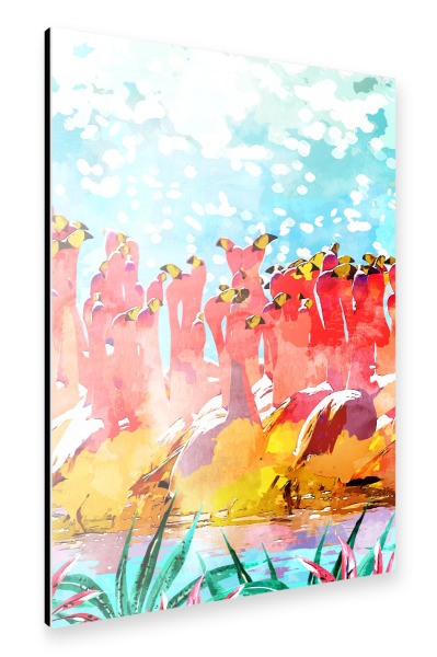 Alu-Dibond "Speichern Sie die Tropen-Serie" 30x20 cm artboxONE
