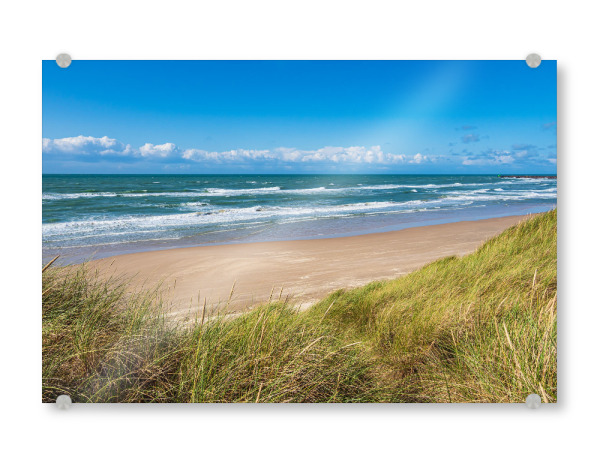 Acrylglasbild "Düne, Strand, Nordseewellen" artboxONE - Natur,Reise,Reise / Strand und Meer,Reise / Länder
