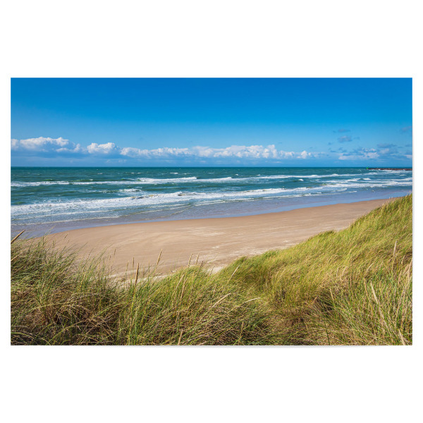 Poster 30x20 cm "Düne, Strand, Nordseewellen" artboxONE - Natur,Reise,Reise / Strand und Meer,Reise / Länder