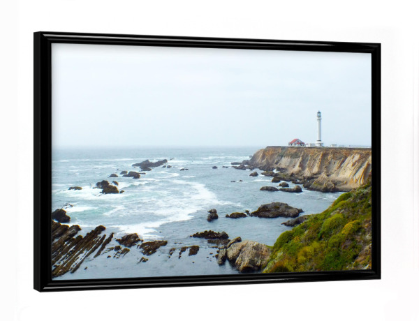 Poster mit schwarzem Rahmen "Point Arena Lighthouse" artboxONE - Reise,Reise / Strand und Meer,Reise / Länder