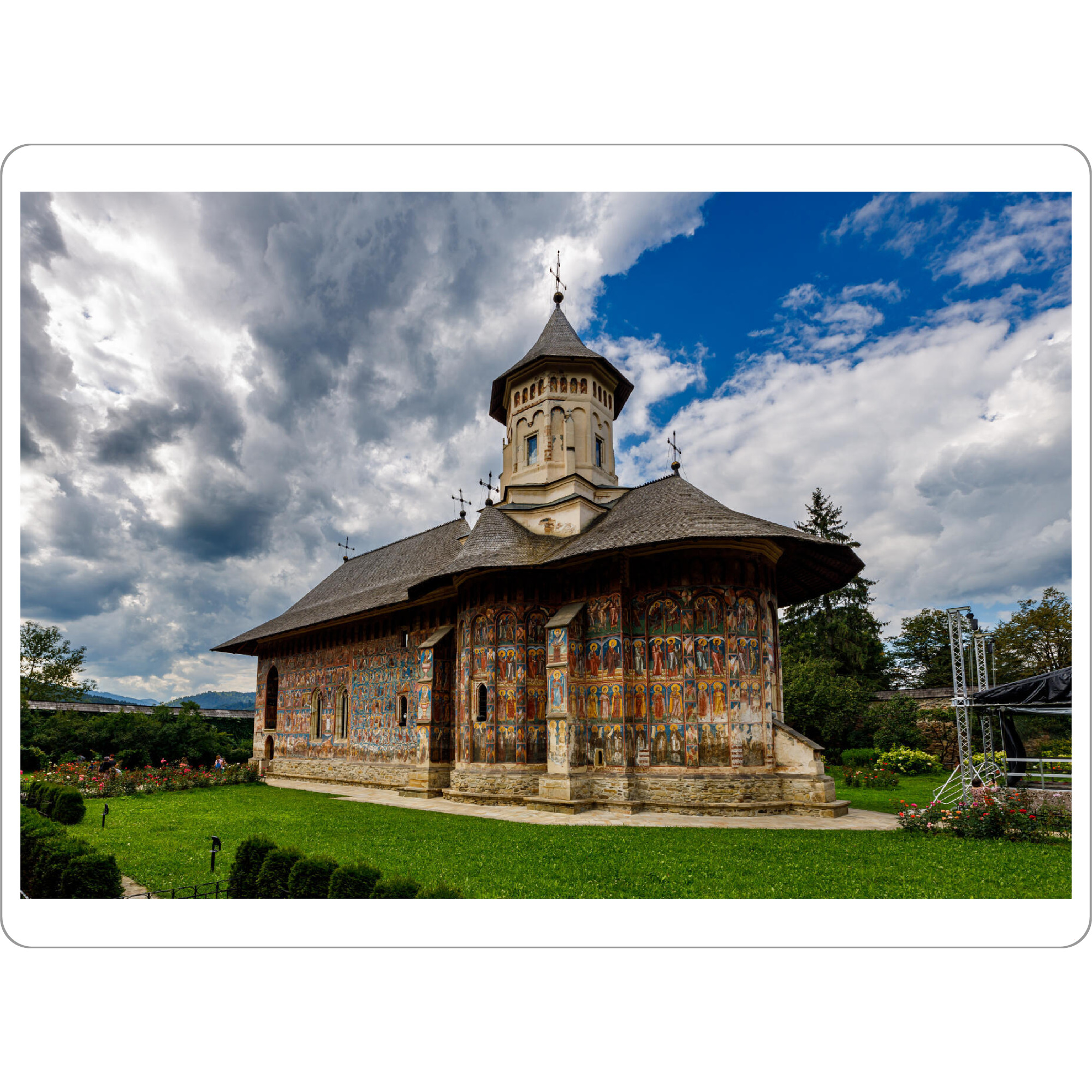 Tischset "Moldauklöster" artboxONE - Architektur - Rumänien,Kloster,Moldau,Moldauklöster,Religion,Orthodox,Bukowina - Bild rumänien